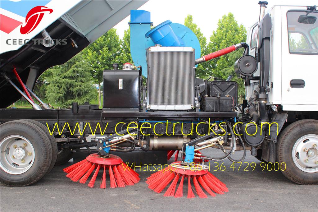 ISUZU 4 CBM road sweeper truck export nigeria ISUZU 4 CBM road sweeper truck export nigeria