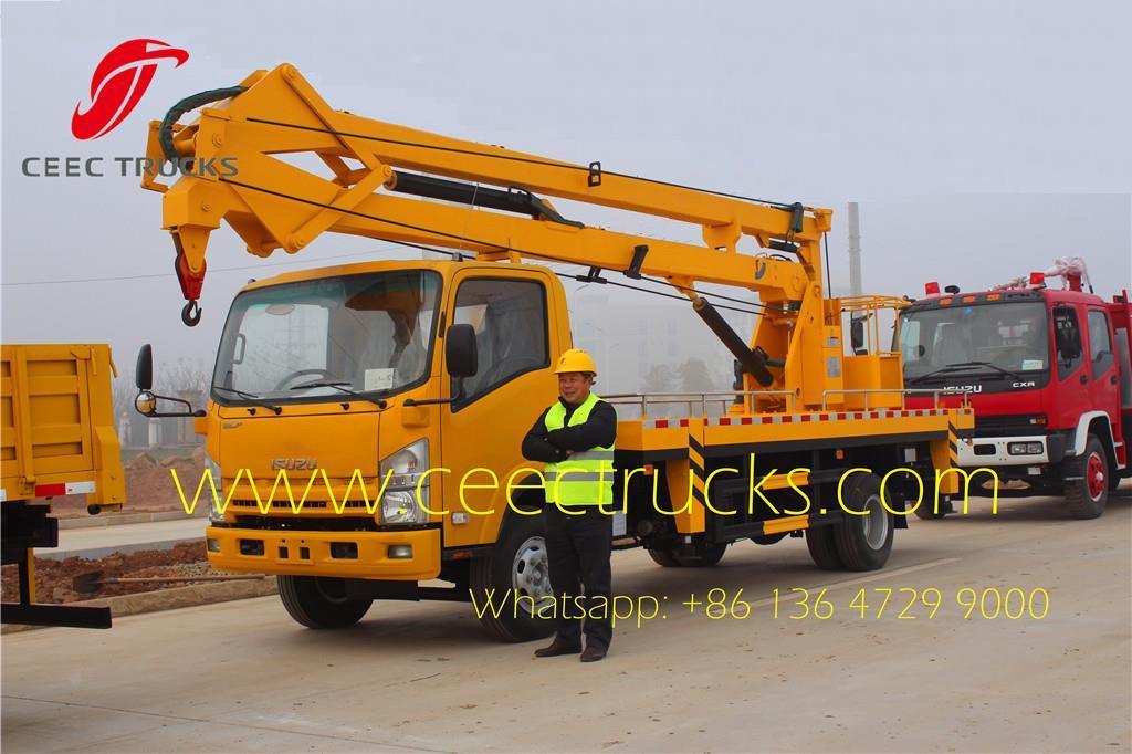 ISUZU 18M aerial work platform for shipment ISUZU 18M aerial work platform for shipment