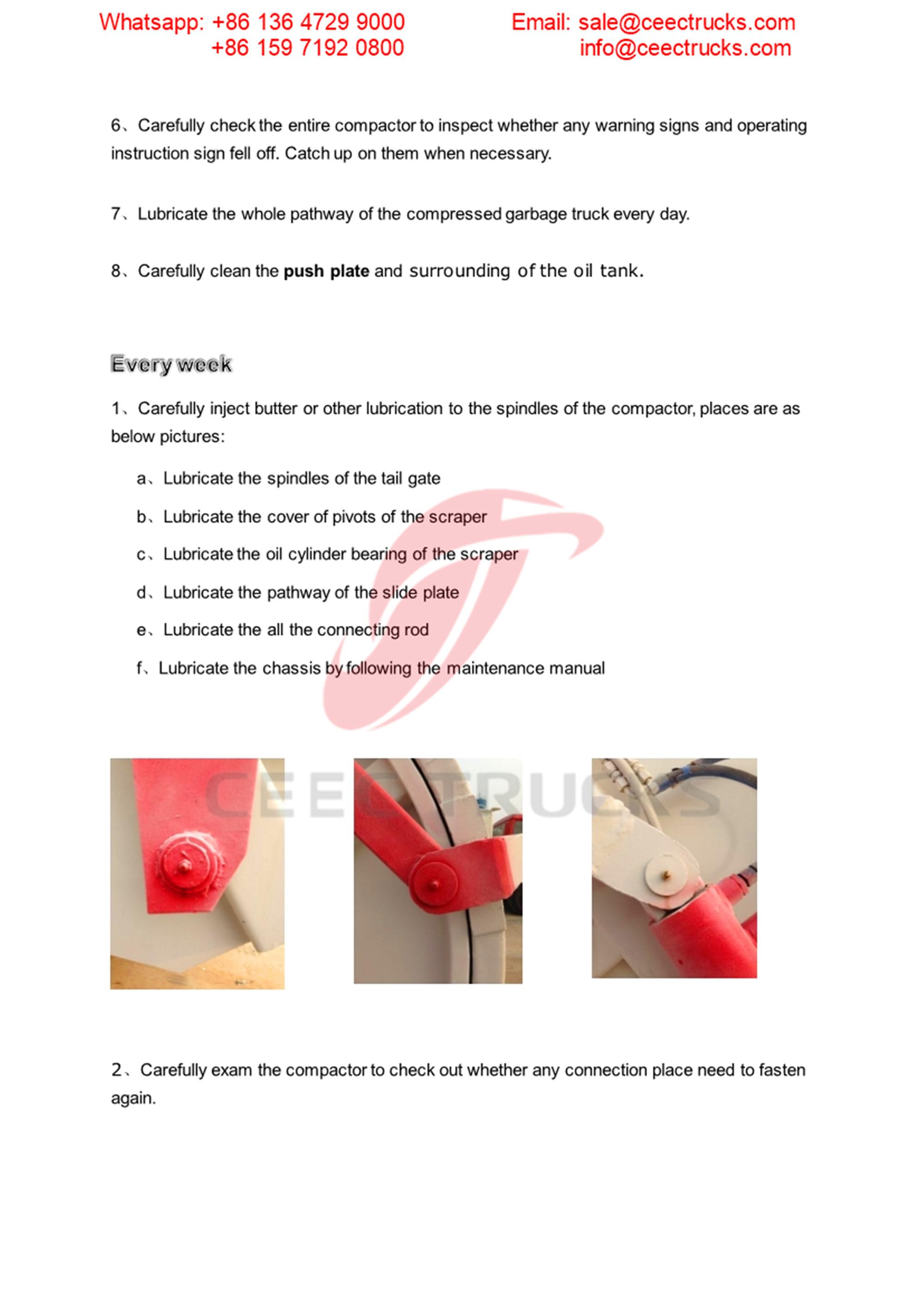 Dominica customer buy ISUZU FVR 12CBM garbage compactor truck Dominica customer buy ISUZU FVR 12CBM garbage compactor truck