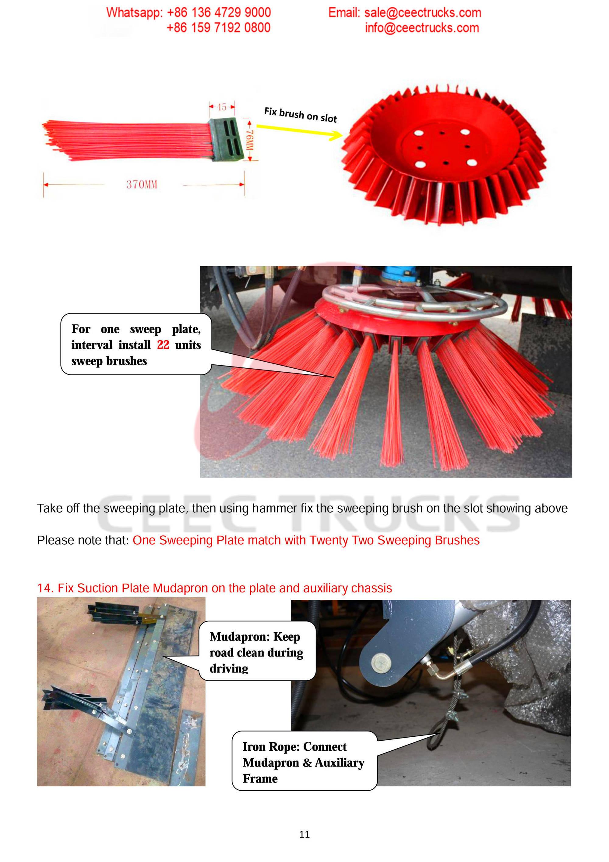How to install road sweeper superstructure How to install road sweeper superstructure