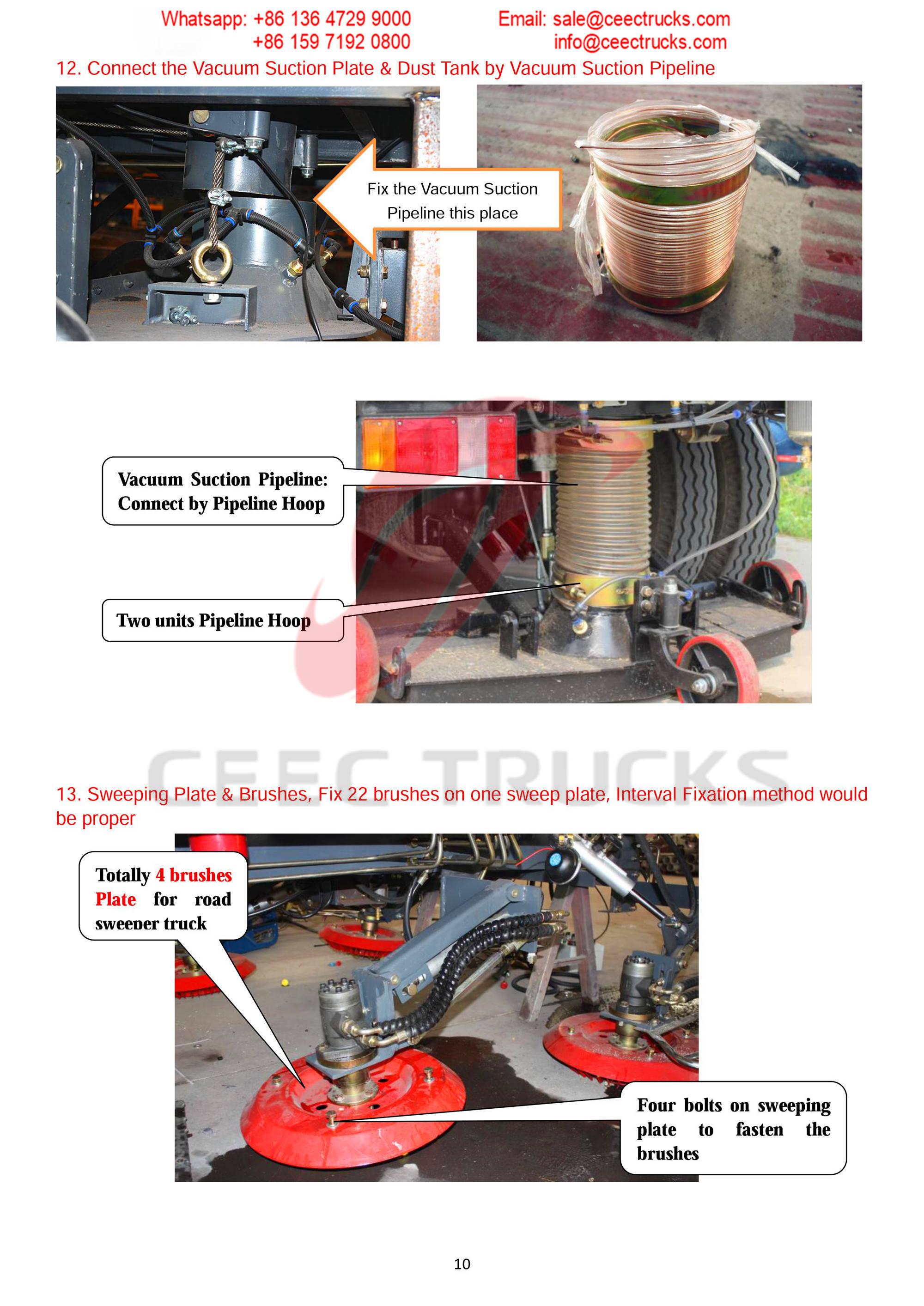 How to install road sweeper superstructure How to install road sweeper superstructure