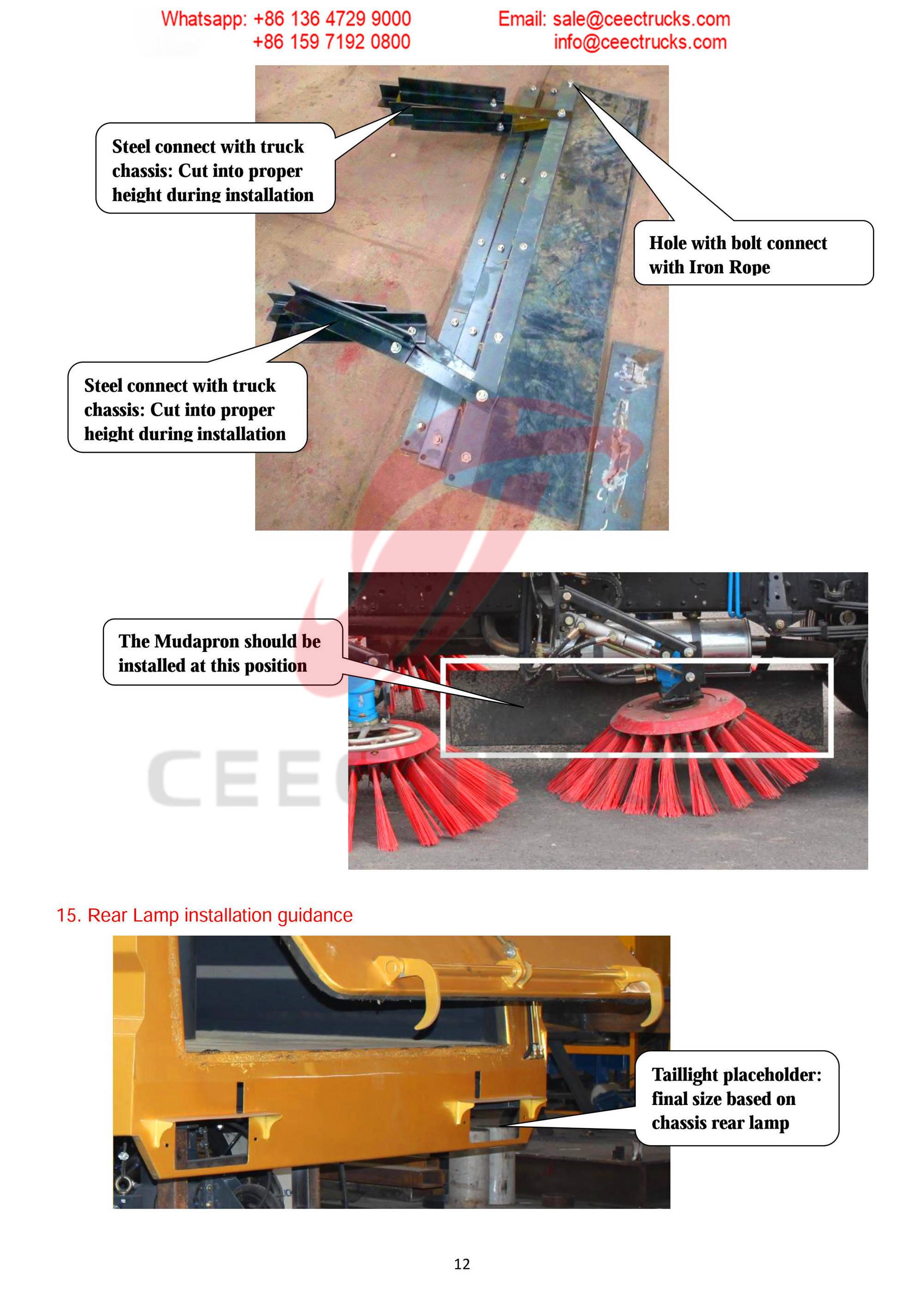 How to install road sweeper superstructure How to install road sweeper superstructure