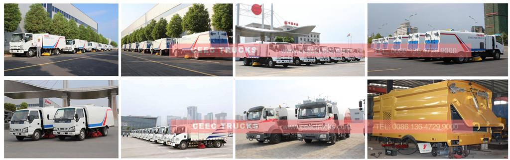 ISUZU road sweeper truck stock ISUZU road sweeper truck stock