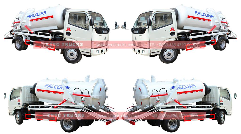 Wholeview for 4cbm Cesspit emptier