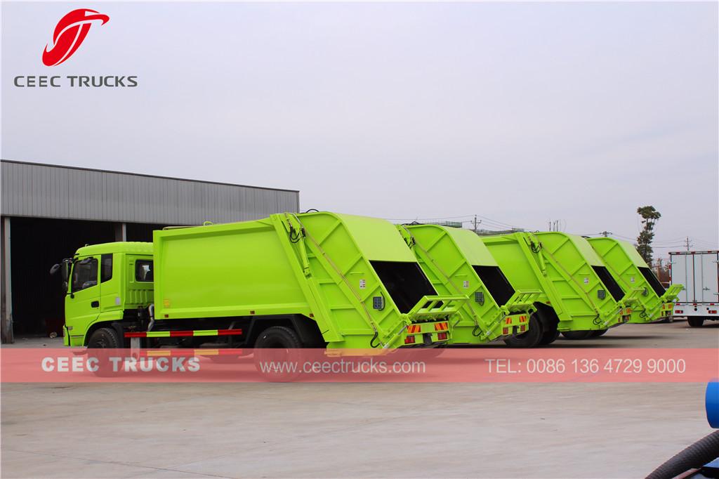 Fiji 4 units Dongfeng RHD garbage compactor trucks Fiji 4 units Dongfeng RHD garbage compactor trucks