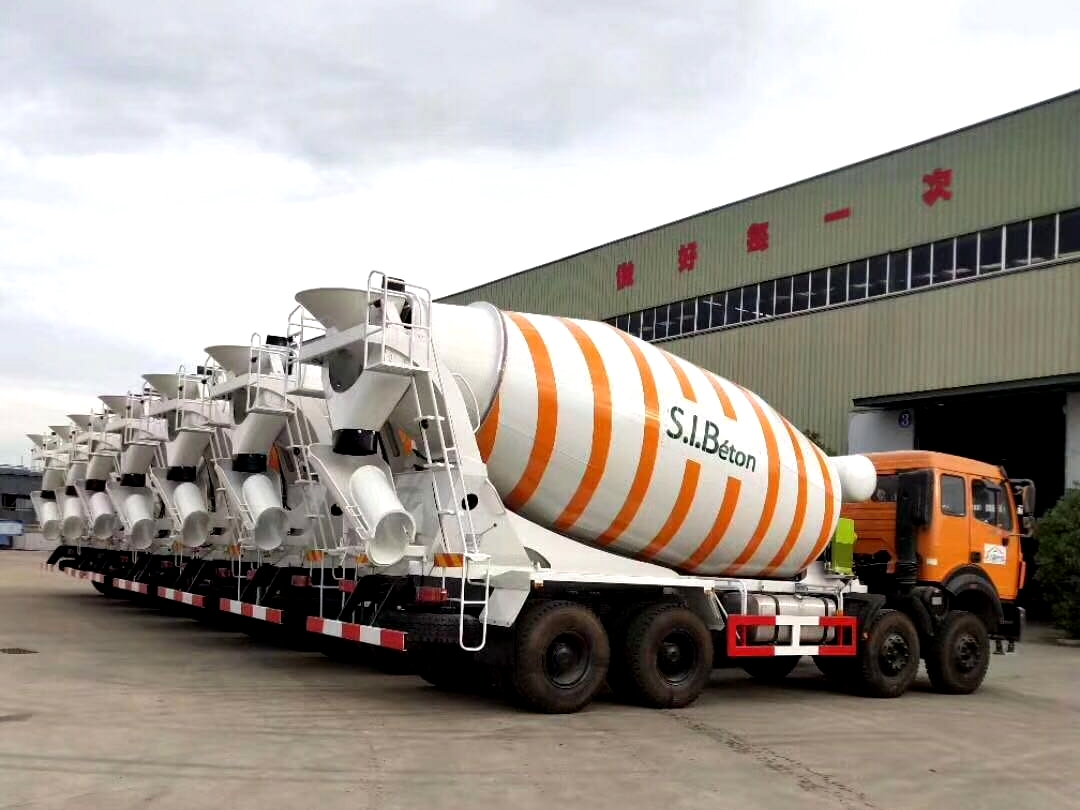 8 units cement mixer trucks for Mongolia 8 units cement mixer trucks for Mongolia