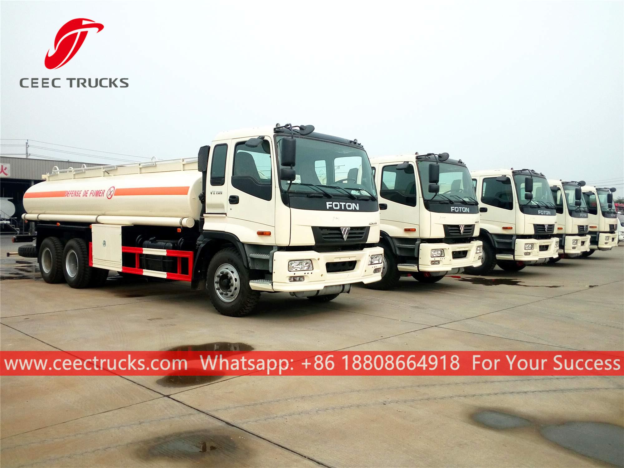 5 units FOTON Fuel transportation trucks for export 5 units FOTON Fuel transportation trucks for export