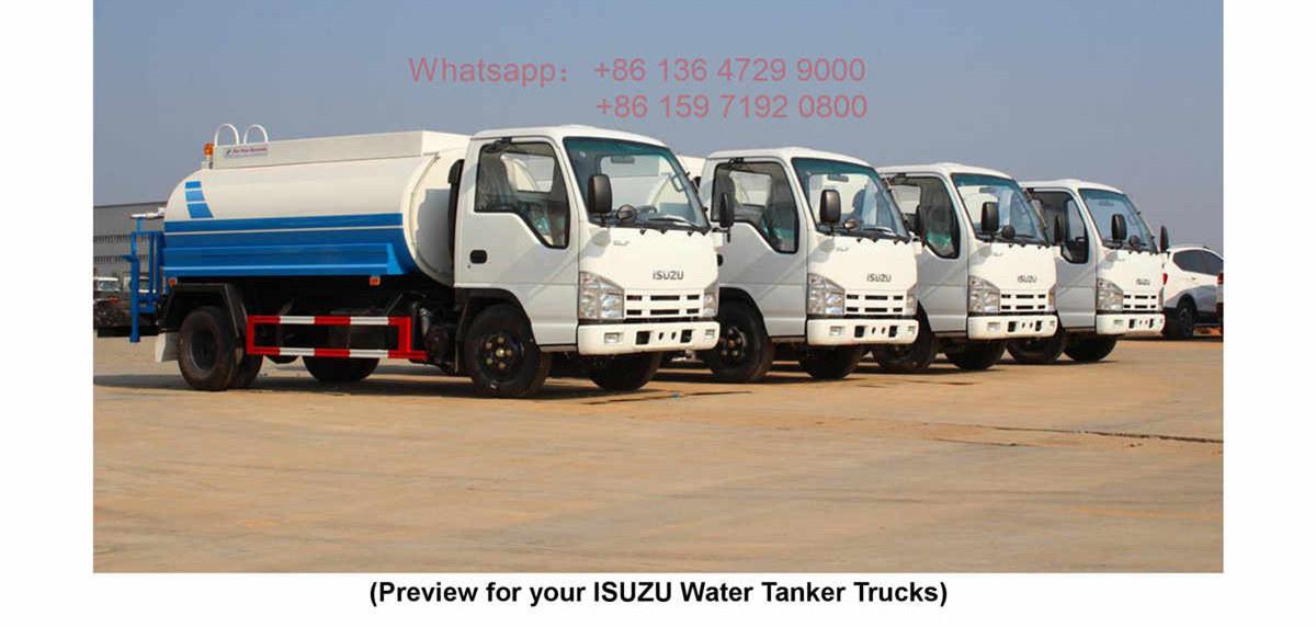 Myanmar--ISUZU 5000L water tanker truck manual Myanmar--ISUZU 5000L water tanker truck manual