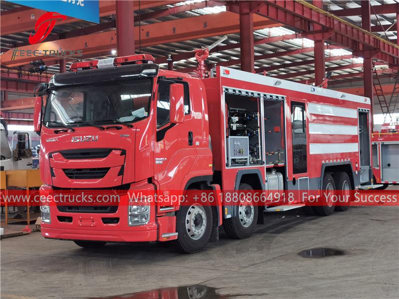 ISUZU GIGA water-foam and dry powder fire truck ISUZU GIGA water-foam and dry powder fire truck