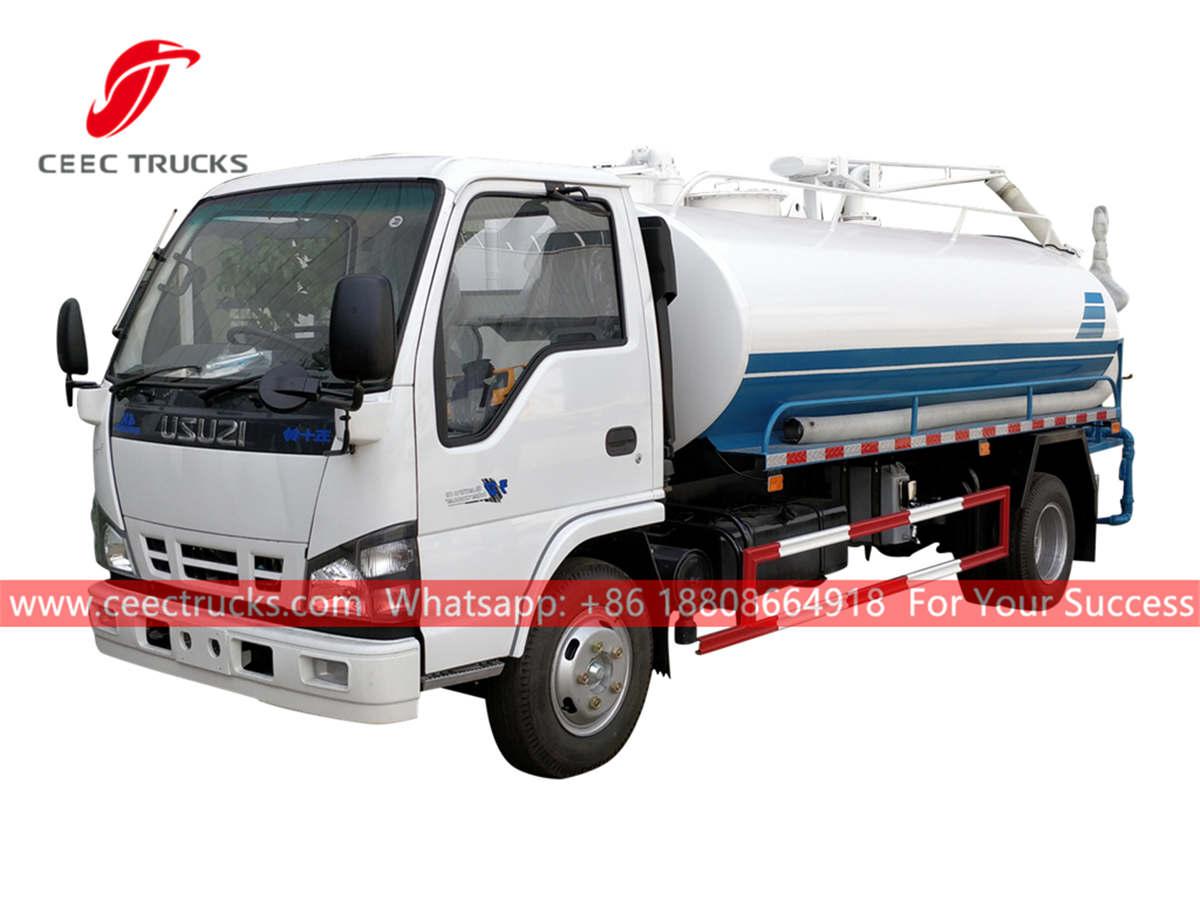ISUZU 5,000 Liters sewer sucker truck ISUZU 5,000 Liters sewer sucker truck