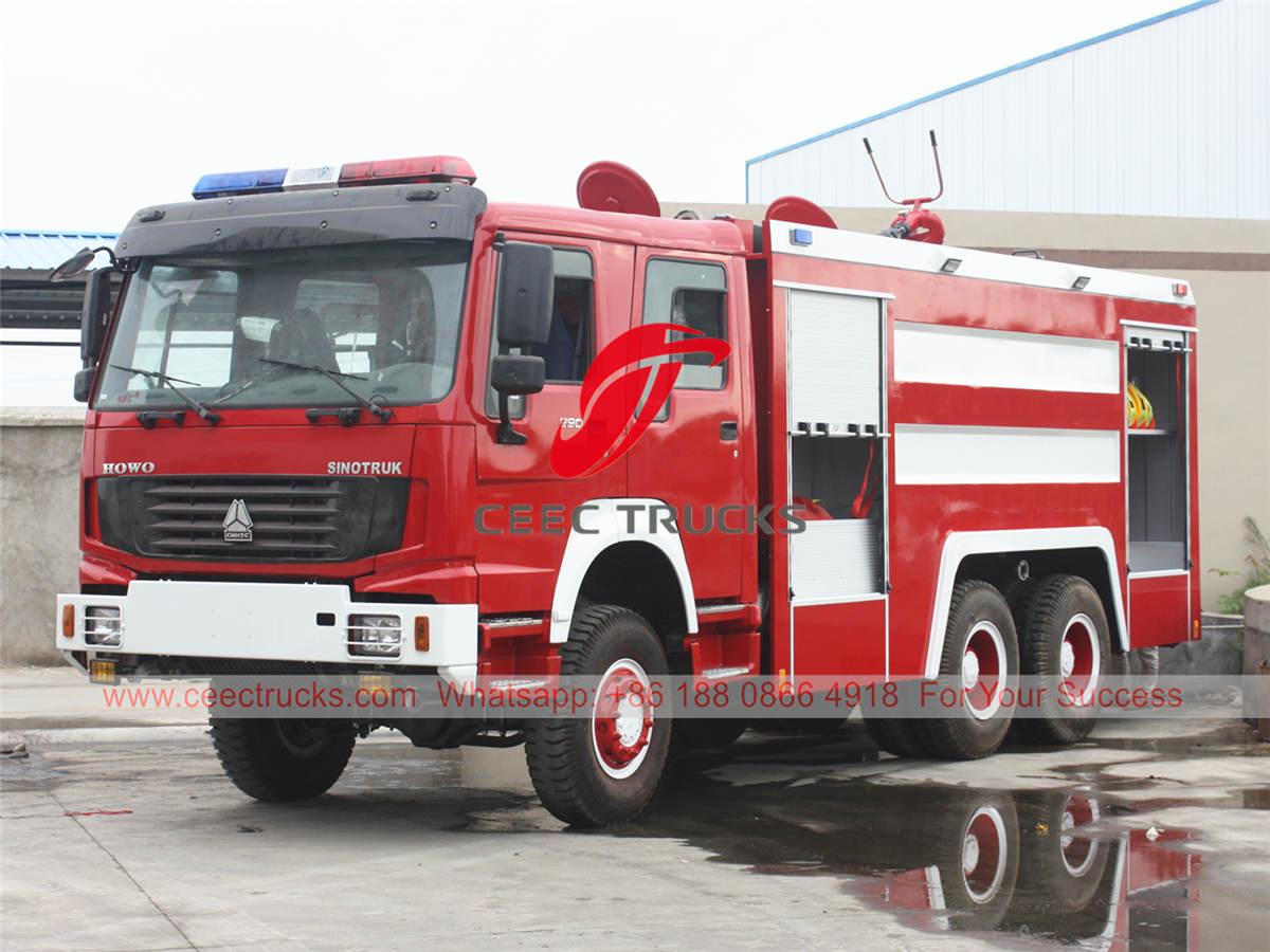 HOWO all wheel drive fire truck HOWO all wheel drive fire truck