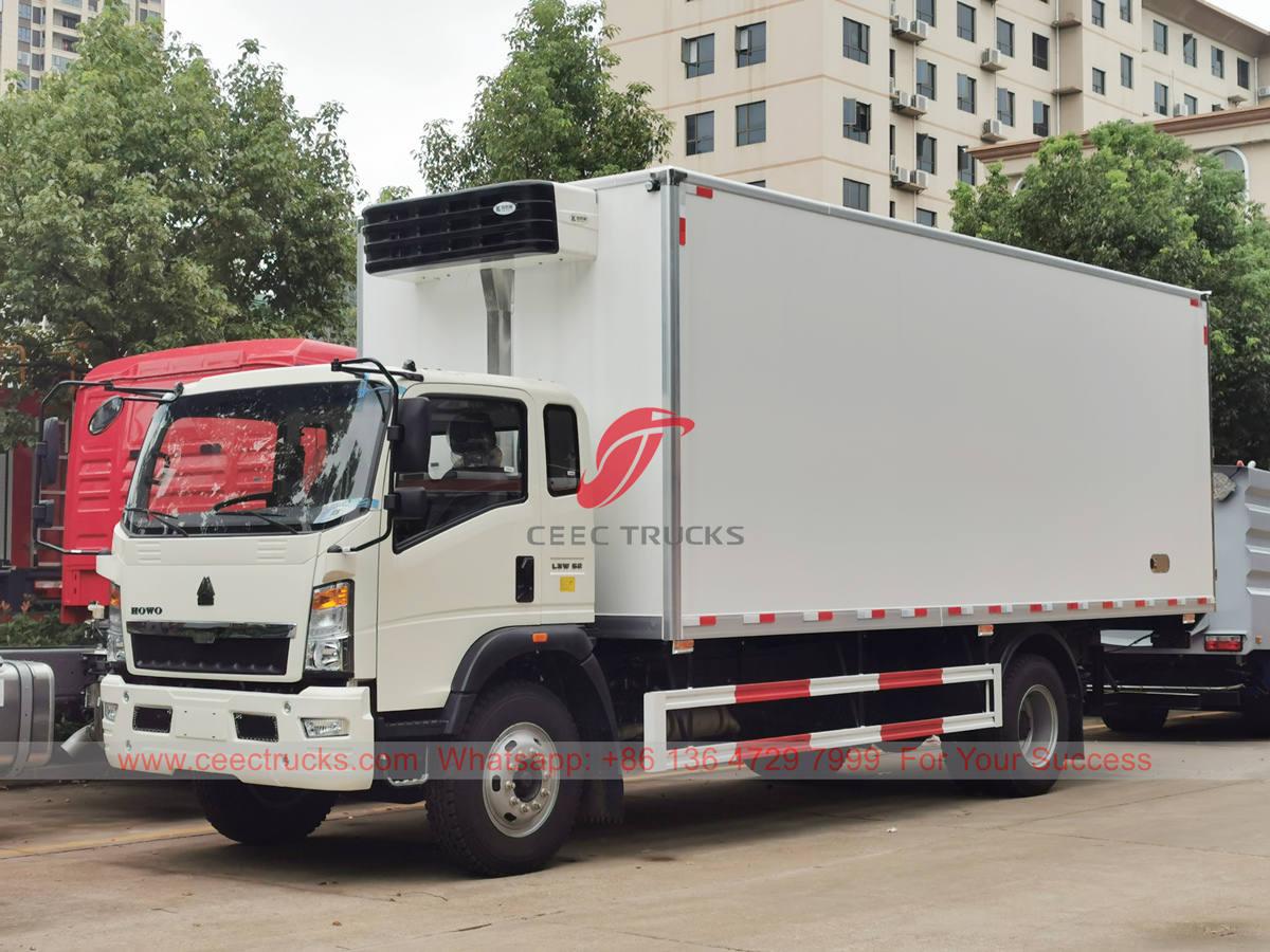 HOWO 5 tons chiller lorry HOWO 5 tons chiller lorry