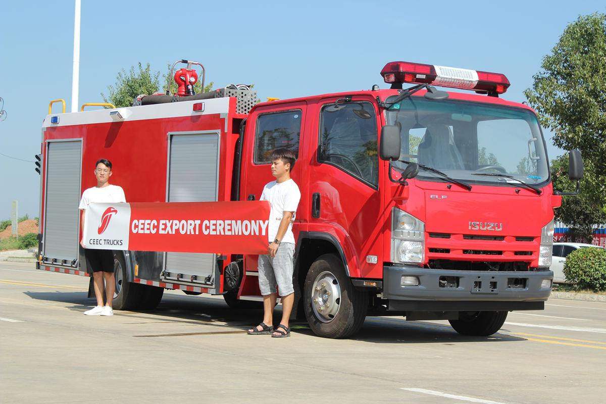 ISUZU 4&Atilde;2 fire rescue truck