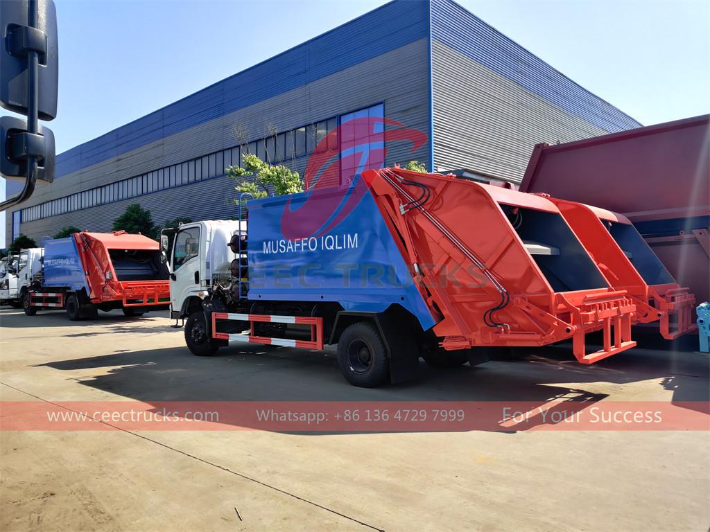 DONGFENG CNG 6cbm garbage compactor truck export DONGFENG CNG 6cbm garbage compactor truck export