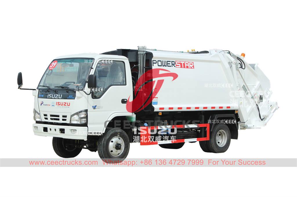 Good price ISUZU 4Ã4 600P 6CBM rear load garbage truck for sale Good price ISUZU 4Ã4 600P 6CBM rear load garbage truck for sale