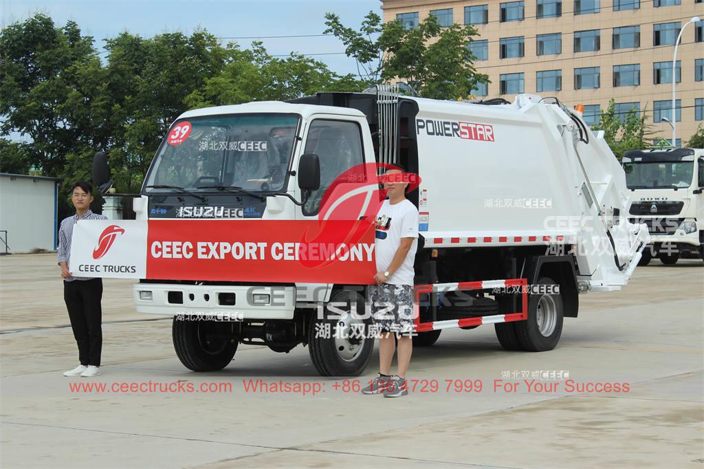 Brand new ISUZU 130HP 4&Atilde;4 off-road garbage compactor truck for sale