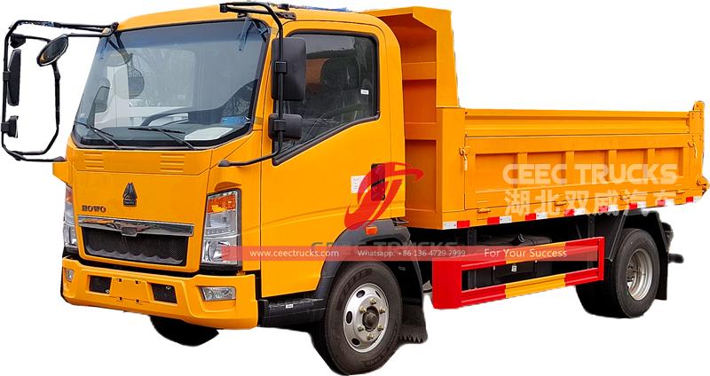 howo 3 ton dump truck 