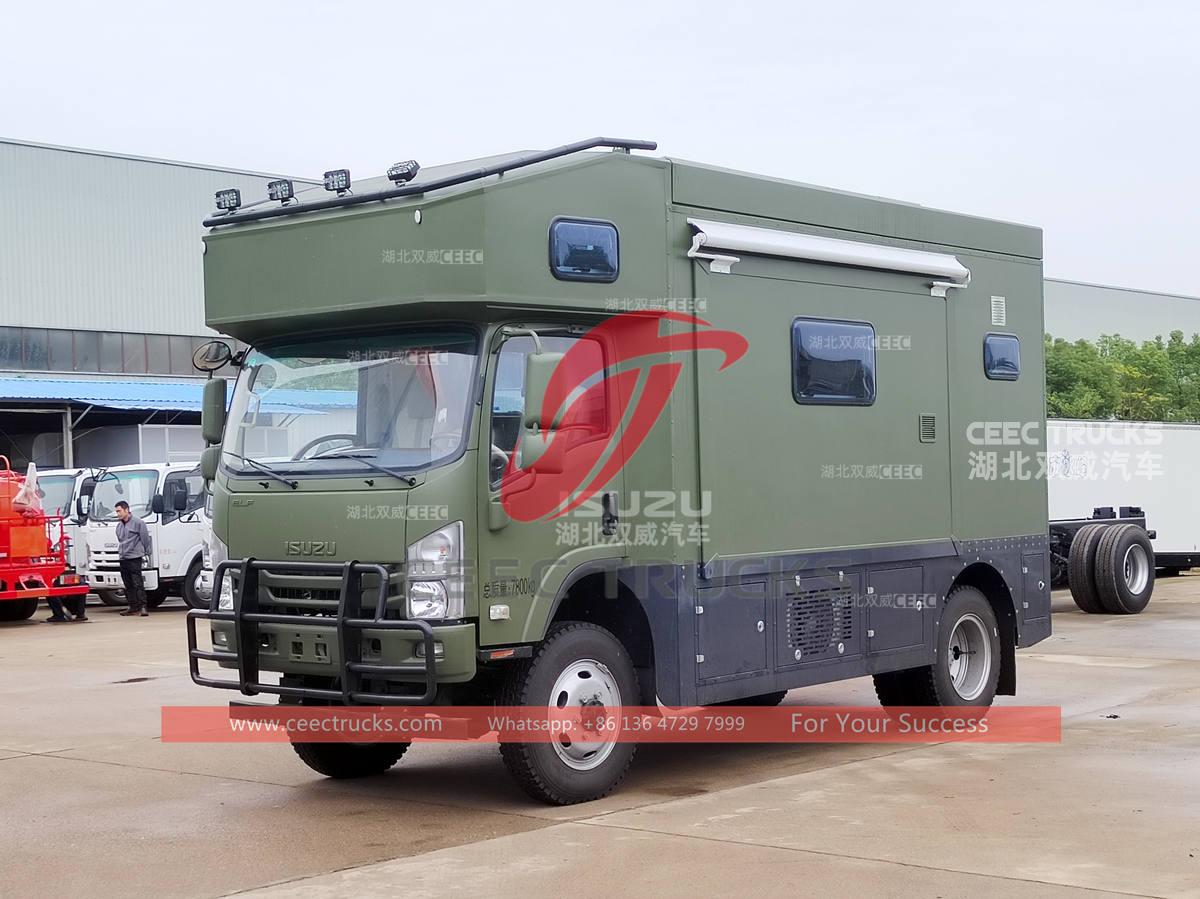 Factory original ISUZU 700P 4&times;4 truck camper at good price