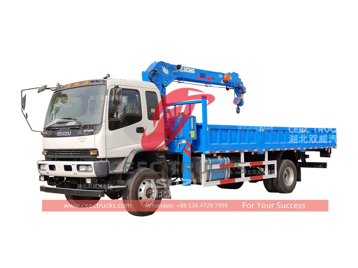 ISUZU FVR all wheel drive telescopic boom crane for sale ISUZU FVR all wheel drive telescopic boom crane for sale