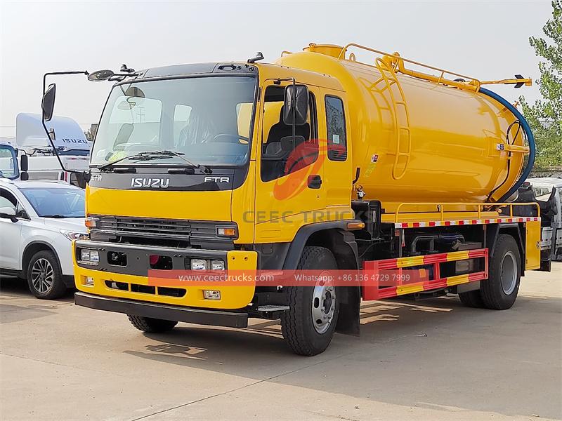 ISUZU 12cbm vacuum sewage truck ISUZU 12cbm vacuum sewage truck