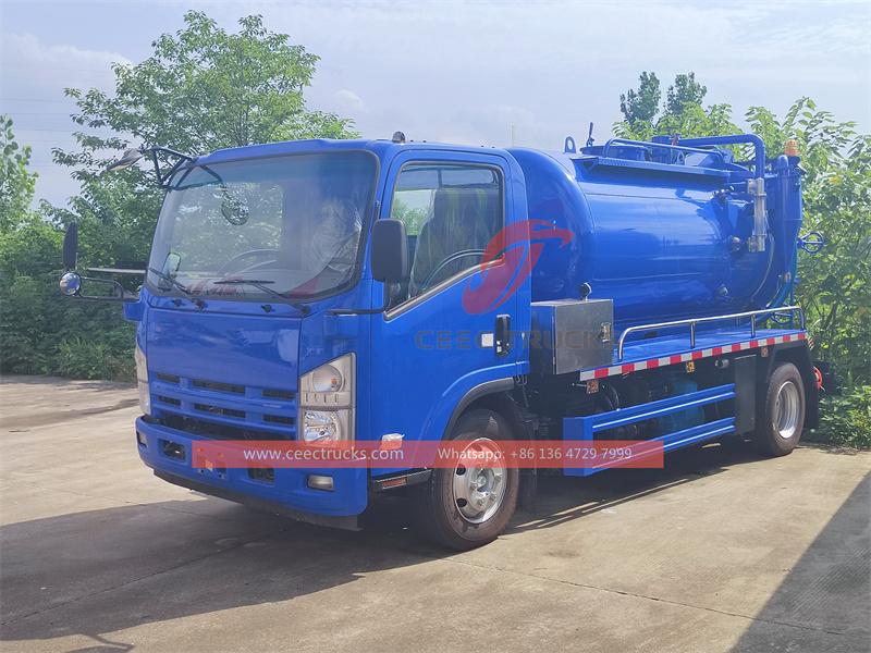 ISUZU NPR 6000L vacuum tank truck ISUZU NPR 6000L vacuum tank truck