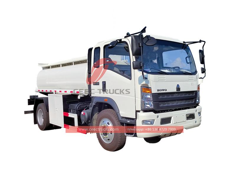 HOWO 5000L fuel tanker truck HOWO 5000L fuel tanker truck