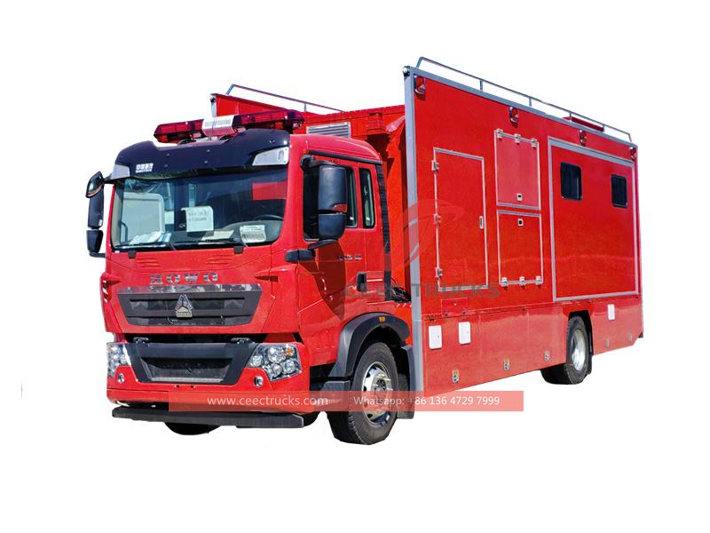 HOWO Mobile Military camping truck HOWO Mobile Military camping truck