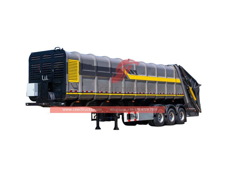 Rear Load 45CBM Garbage compactor semi trailer Rear Load 45CBM Garbage compactor semi trailer