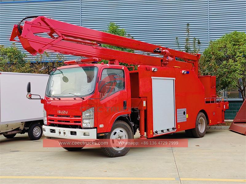 Isuzu high ladder fire rescue truck Isuzu high ladder fire rescue truck