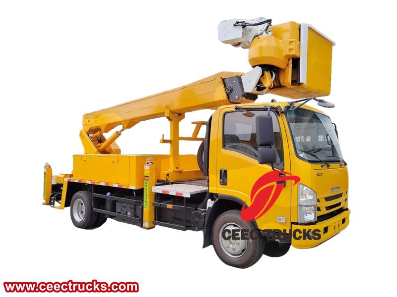 Isuzu insulated boom aerial work truck Isuzu insulated boom aerial work truck