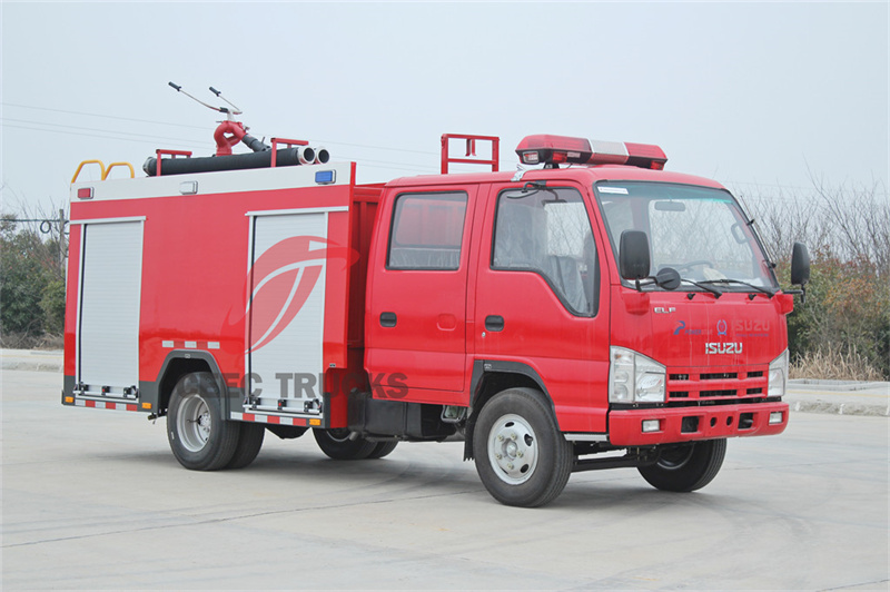 Isuzu ELF 100P 3000 Liters Fire tender truck Isuzu ELF 100P 3000 Liters Fire tender truck