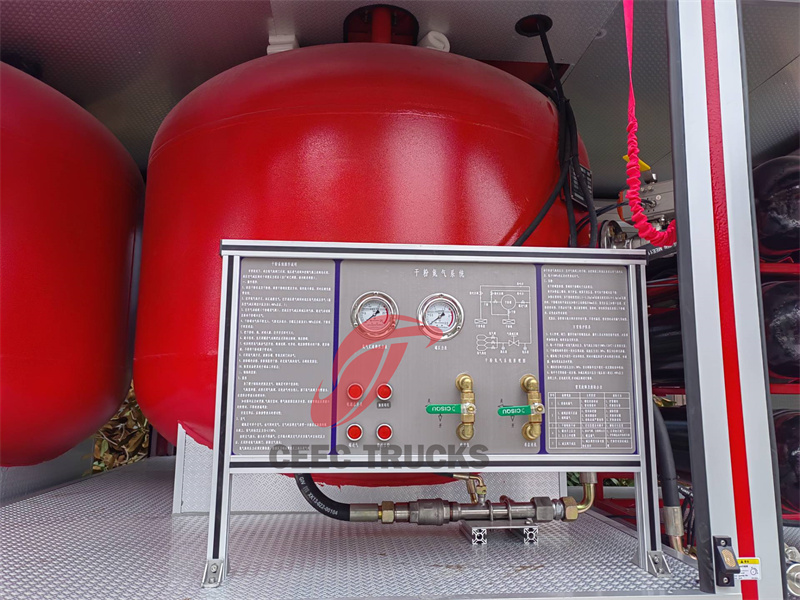 ISUZU GIGA dry powder nitrogen fire truck ISUZU GIGA dry powder nitrogen fire truck