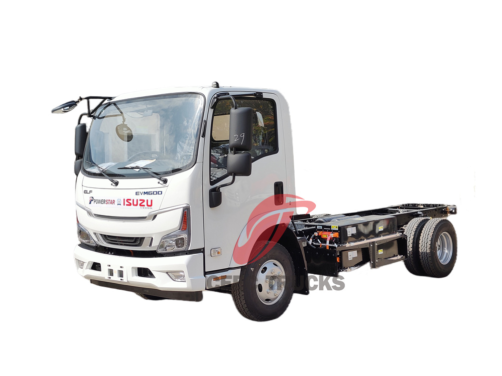 Isuzu electricity EV cargo truck chassis