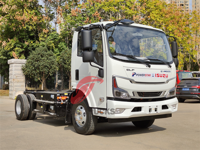 Isuzu electricity EV cargo truck chassis