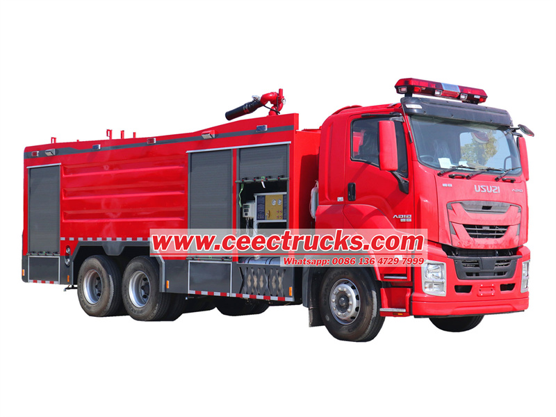 ISUZU GIGA fire truck with dry powder ISUZU GIGA fire truck with dry powder