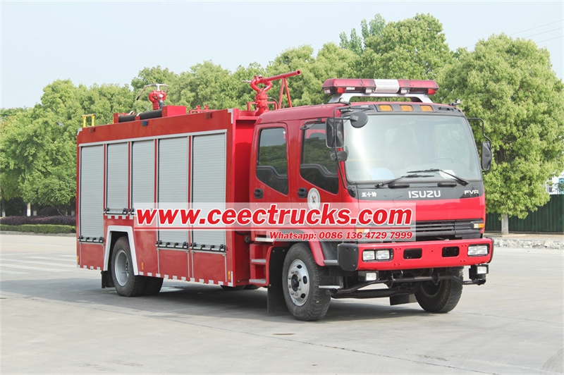 Isuzu FVR dry powder fire truck Isuzu FVR dry powder fire truck