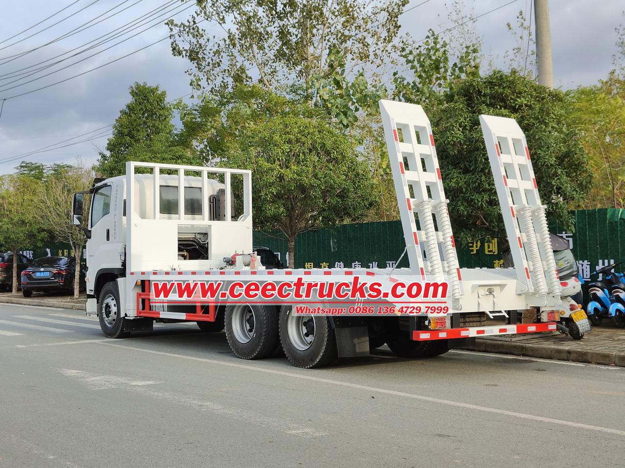 Isuzu giga Flatbed Platform Recovery Rescue Towing Service Cargo Truck