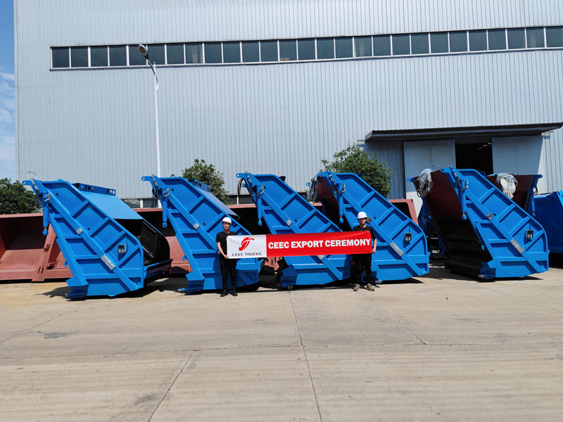 CEEC TRUCKS export of refuse compactor body kit