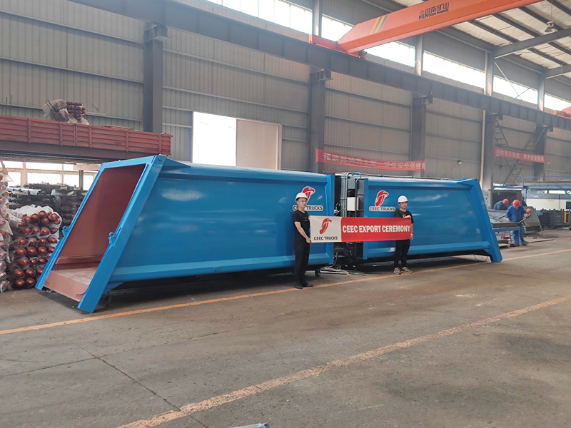 CEEC TRUCKS export of refuse compactor body kit