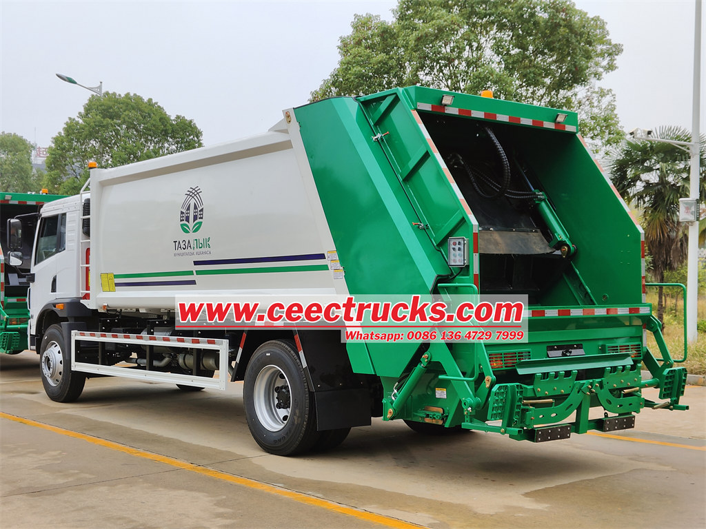 FAW refuse compactor truck