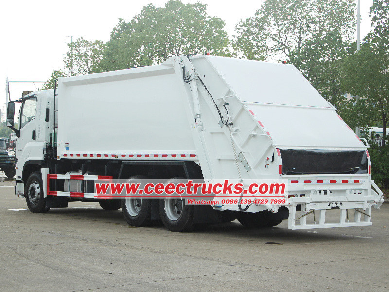 ISUZU refuse compactor truck for sale