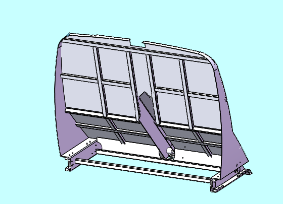 Isuzu rear loader truck push plate
