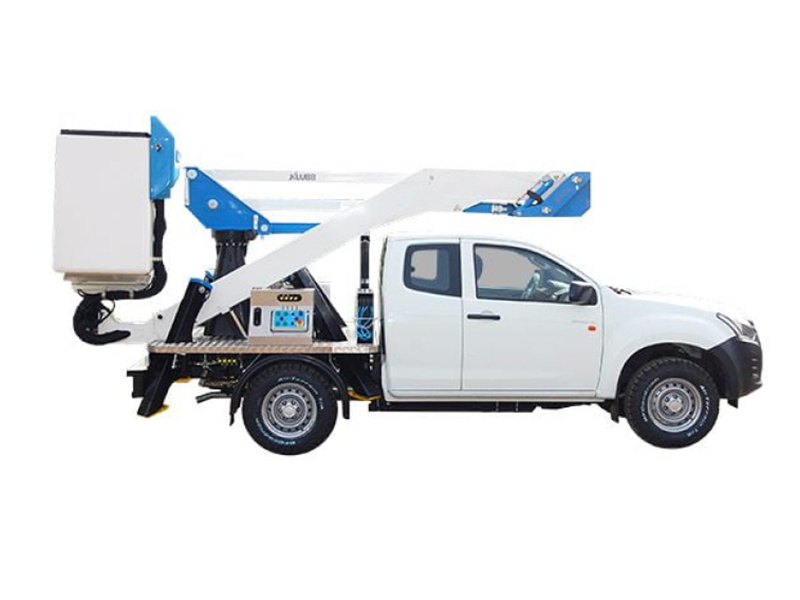 ISUZU pick-up with 10m work platform