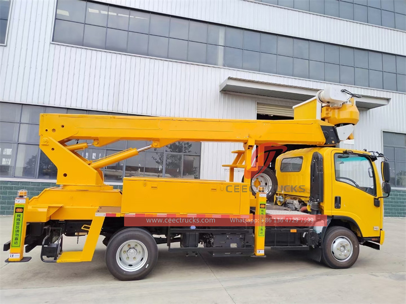 &nbsp;Isuzu Insulation Aerial&nbsp;Lift&nbsp;and&nbsp;Bucket&nbsp;Truck