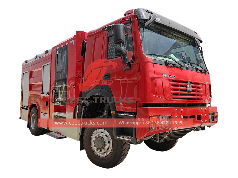 Howo 4x4 fire fighting truck