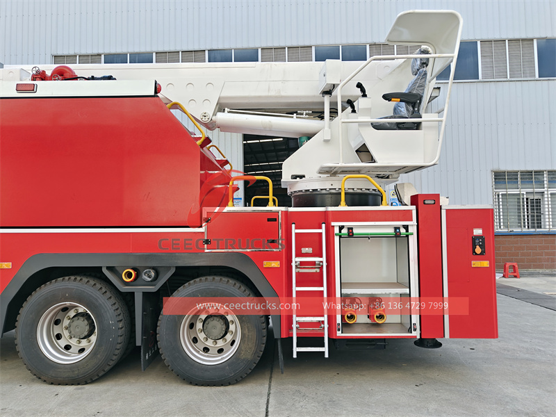 Howo water & foam with mounted high reach extendable turret Howo water & foam with mounted high reach extendable turret