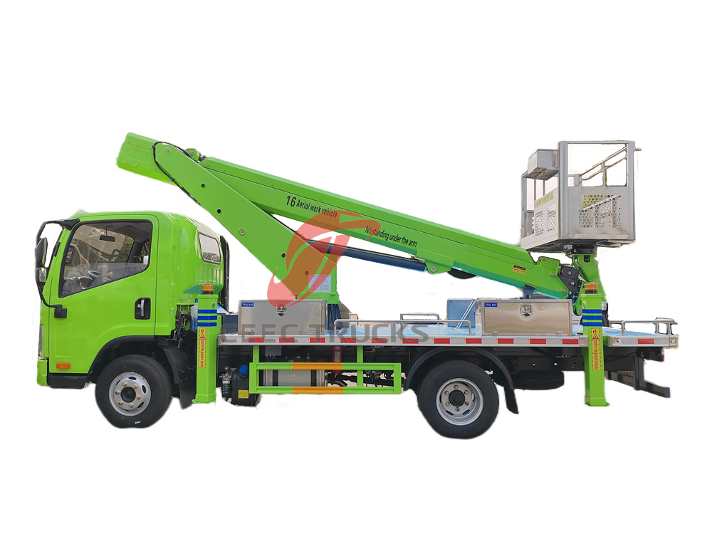FAW 16m Telescopic Boom Aerial Working Bucket Truck