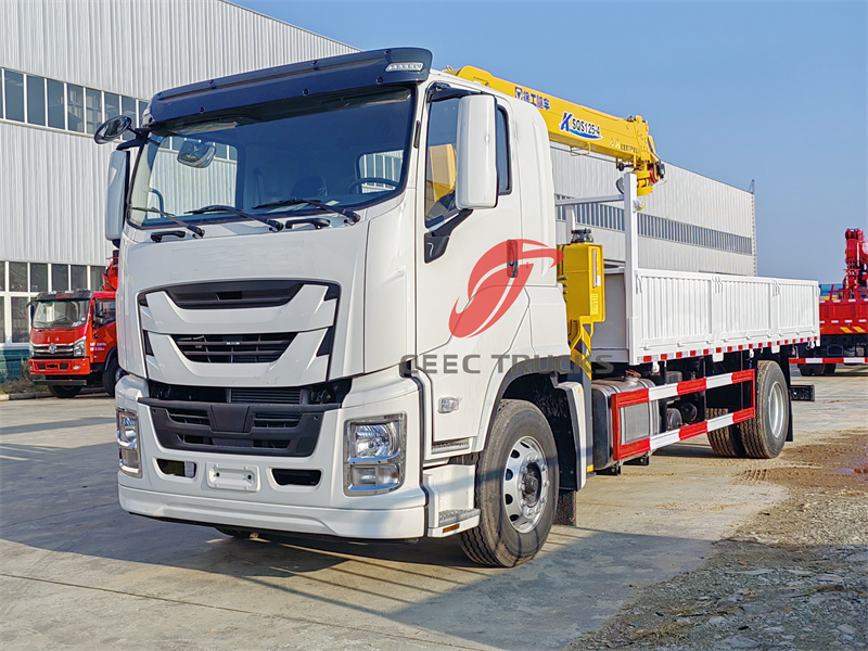 Isuzu FVR boom truck 10tons crane 