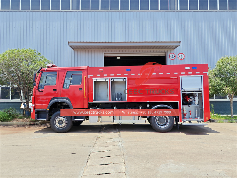 Howo 4x4 fire fighting truck