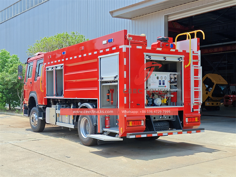 Howo 4x4 fire fighting truck